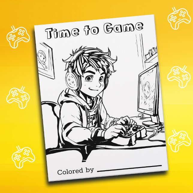 Page Color Me pour enfants | Anime Gamer Temps de  (Créateur téléchargé)