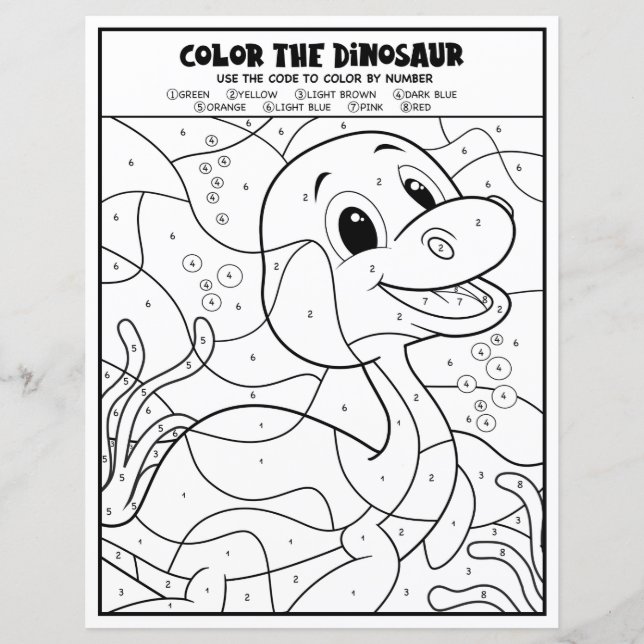 Page de coloriage de dinosaure Plesiosaurus par nu (Devant)