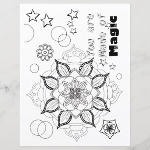 Page de coloriage magique pour adultes