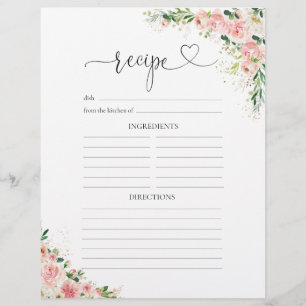 Page de recette Fête des mariées or rose pâle - Ro