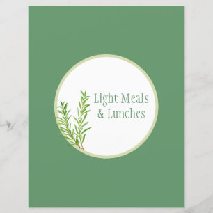 Page Divider Recette - Classeur Herbe Verte Insére