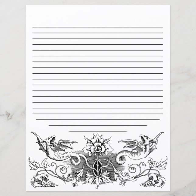 Page épell du journal d'alchimie du dragon gothiqu (Devant)