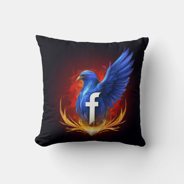 Page Facebook Logo Coussin Cover - Le confort renc (Recto)
