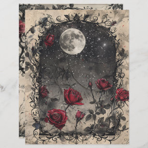 Page Journal de junk gothique vintage