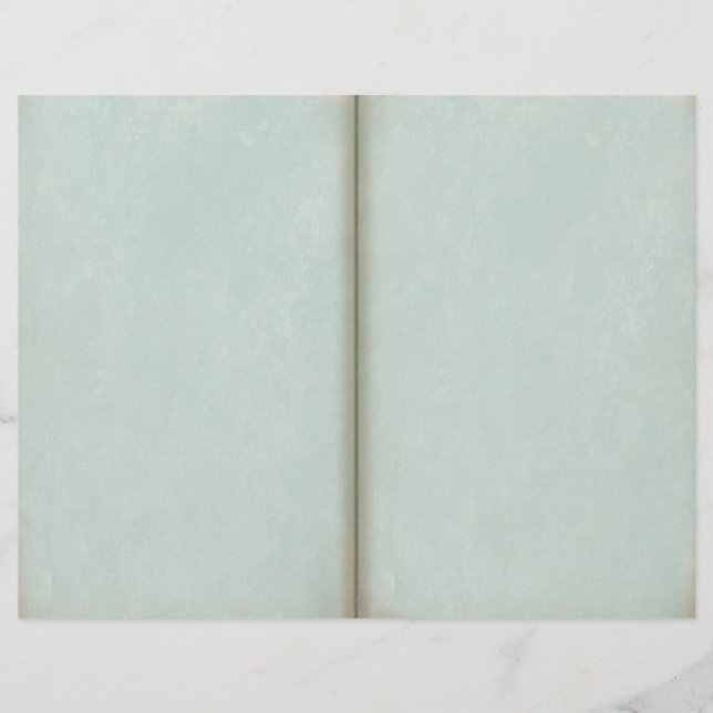 Page Journal du bloc-notes bleu vieilli (Devant)