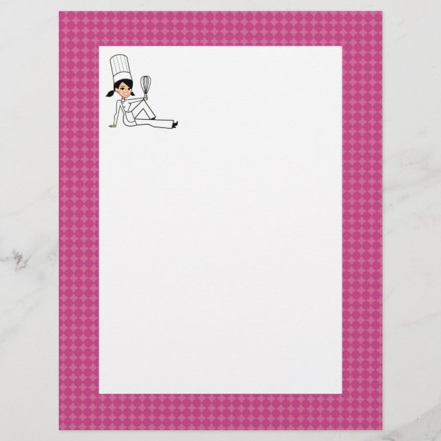 Page mignonne illustrée pour les recettes (Devant)