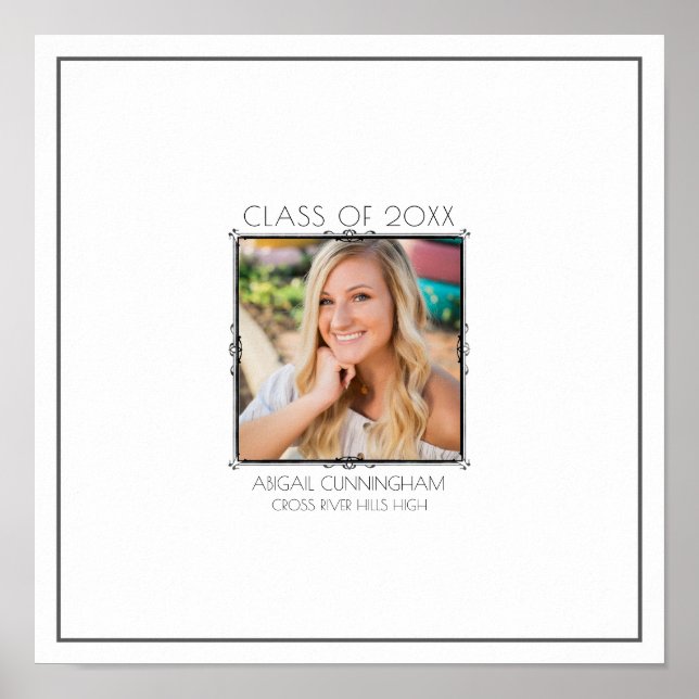 Page ou affiche de l'autographe de la photo d'un d (Devant)