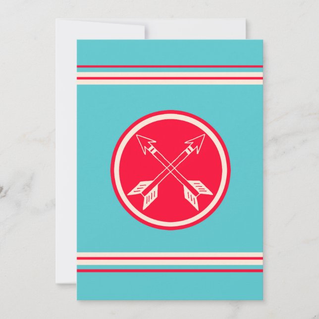 Page Rétro Double Flèches Smasquer Livre Scrapbook (Devant)