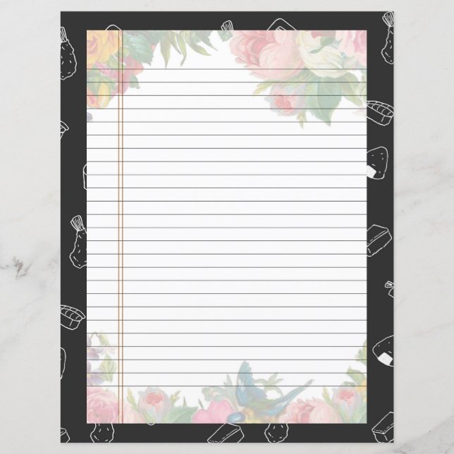 Pages de découpage de chapitre pour les Classeurs  (Devant)