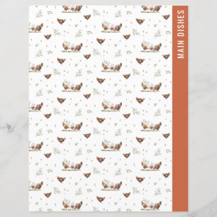 Pages de découpage   Page Classeur de recette rect