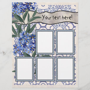 Pages de disposition du bloc-notes - Cinq cadres