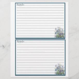 Pages de recette pour le Classeur de recette
