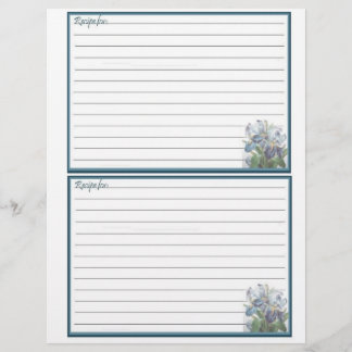 Pages de recette pour le Classeur de recette