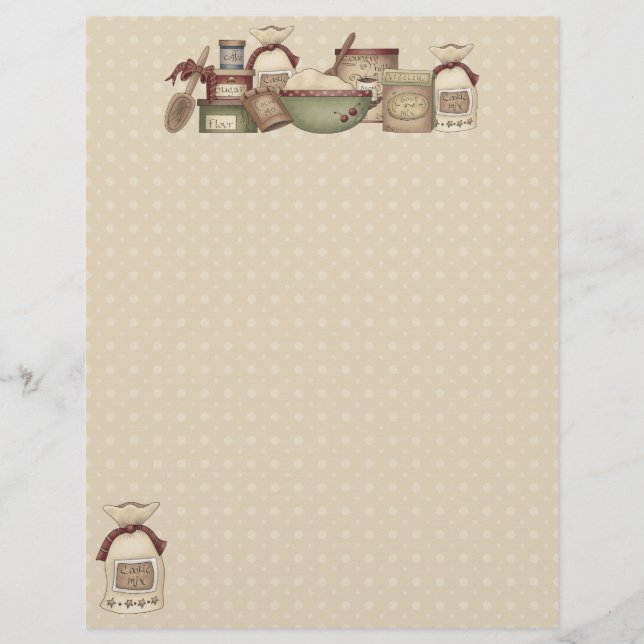 Pages de recettes de grand-mère (non liées) (Devant)