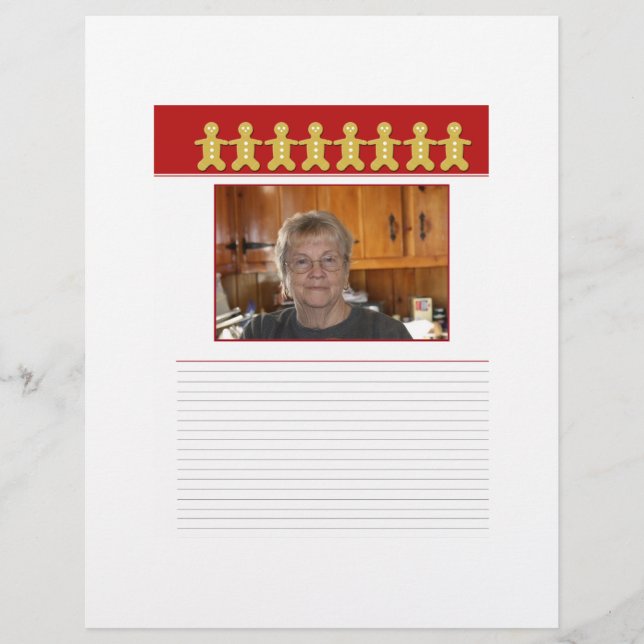 Pages de recettes Mes cookies favoris avec option  (Devant)