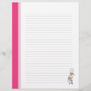 Pages de recettes mignonnes pour les Classeurs de