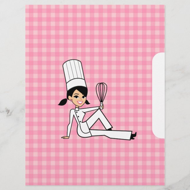 Pages de recettes personnalisées mignonnes (Devant)