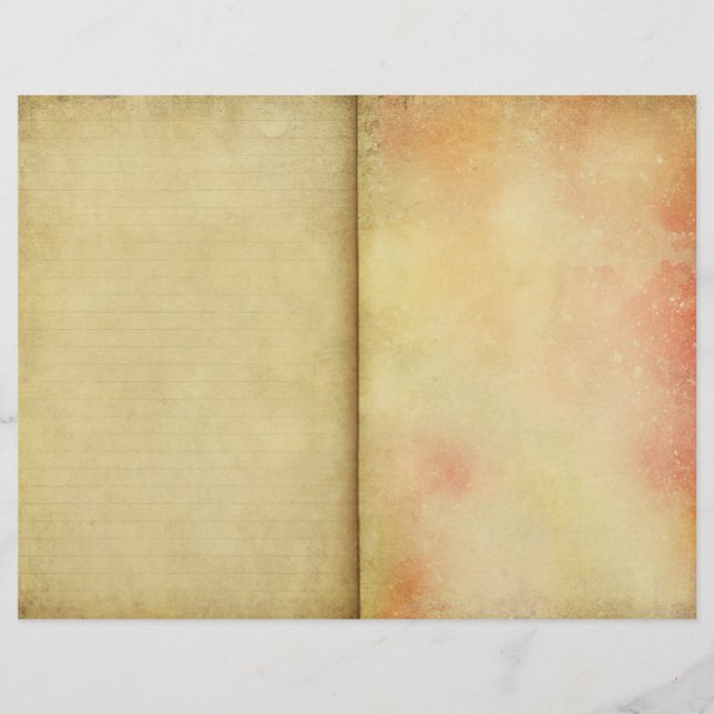 Pages du journal Parchemin et aquarelle (Devant)