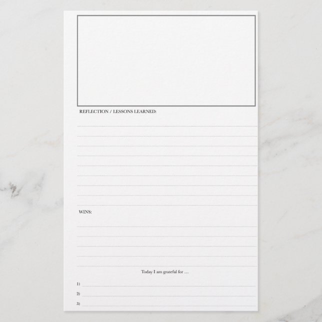 Pages du planificateur quotidien (Devant)