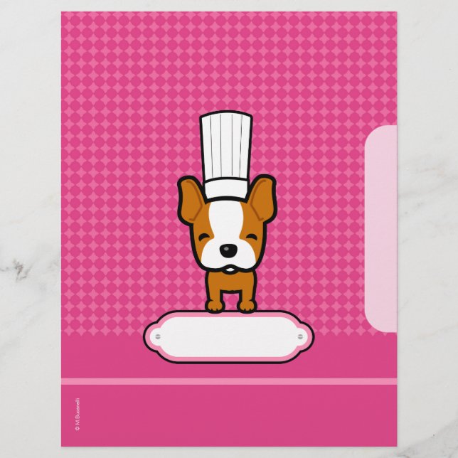Pages pour recettes - Illustré (Devant)