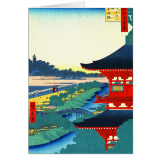 Pagoda et Akabane 1857 de Zojoji