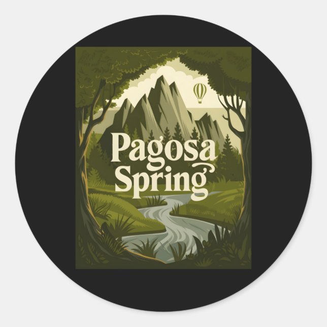 Pagosa Springs - Une Oasis cachée ! Autocollant (Devant)