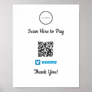 Paiement mobile Venmo   Affiche Analyser pour paye