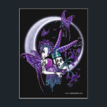 Paige Tattoo Lune Fleur Carte Postale<br><div class="desc">Paige Tattoo Lune Fleur Carte Postale</div>