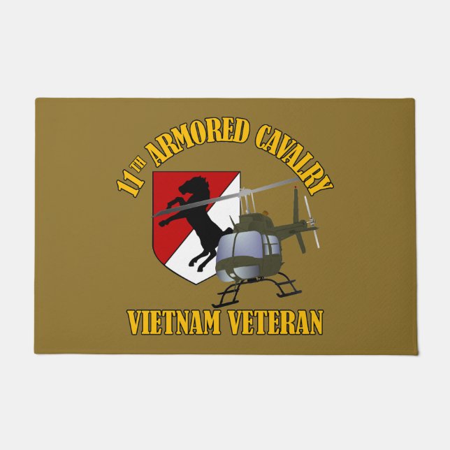 Paillasson 11e RCA - OH58 — J'Ai Roulé Avec Le Chevalier-Noir (Devant)