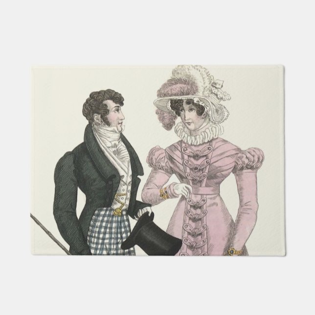 Paillasson 1823 Antique Homme Mariage Femme Mode (Devant)