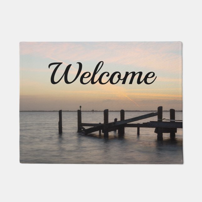 Paillasson 1er Sunset 2017 Cocoa Beach Welcome Pormat (Devant)