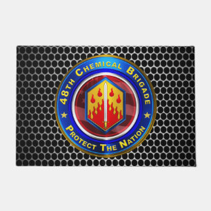 Paillasson 48e brigade chimique « Prouvé au combat »