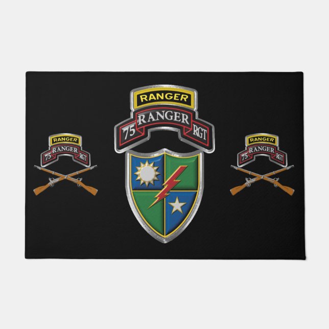Paillasson 75e régiment de rangers (Devant)