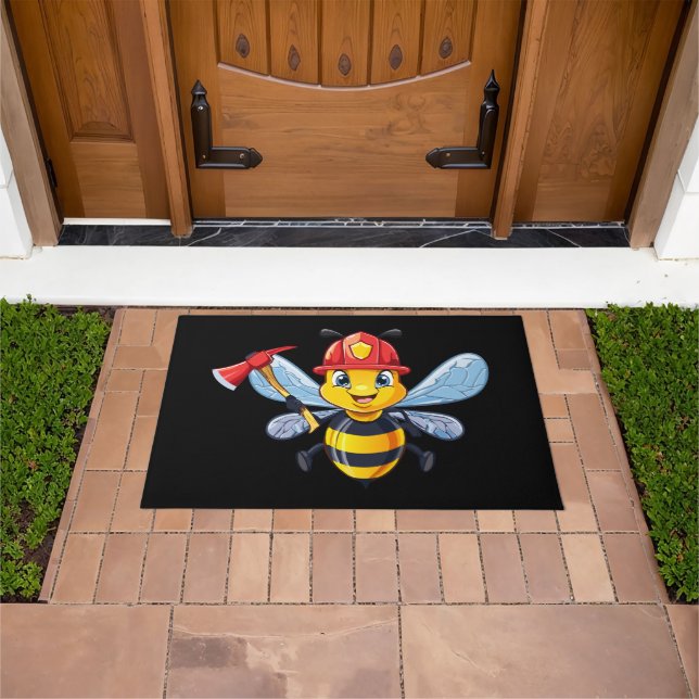 Paillasson Abeille pompier (De plein air)