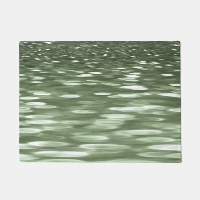 Paillasson Abstract #3: Olive green blur (Devant)