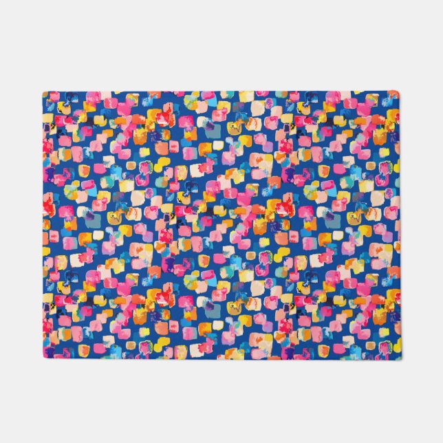 Paillasson Abstrait coloré moderne (Devant)