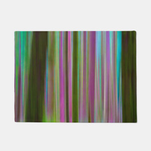 Paillasson Abstrait de la forêt de Hoh Rain à Dusk Washingto