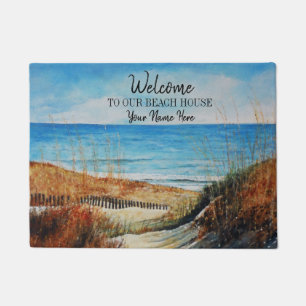 Paillasson Accueil à notre art de plage de dunes de sable de