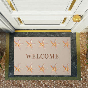 Paillasson Accueil beige Starfish
