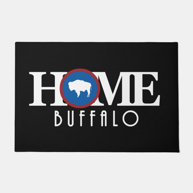 Paillasson ACCUEIL Buffalo Wyoming (Devant)
