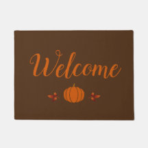 accueil citrouille orange propre