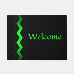 Paillasson Accueil d'Accent Vert Moderne