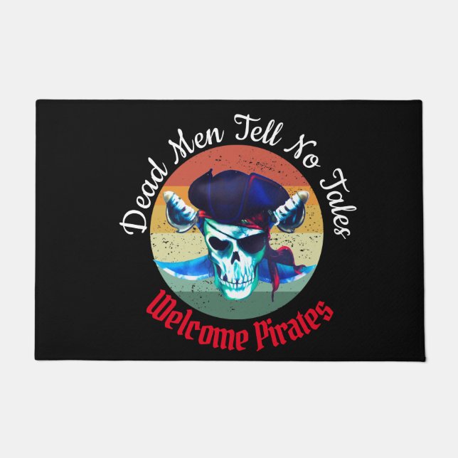 Paillasson Accueil du Pirate Men Dead (Devant)