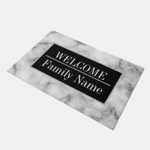 Paillasson Accueil élégant et moderne en marbre