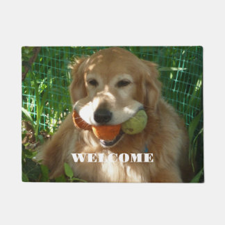 Paillasson Accueil Golden Retriever