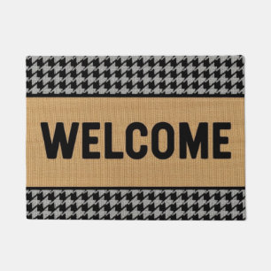 Paillasson Accueil Houndstooth