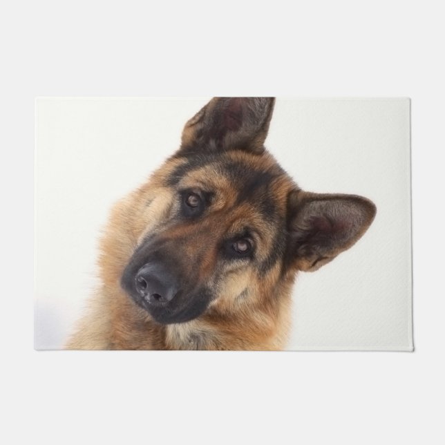 Paillasson Adorable funny german shepherd portrait (Devant)
