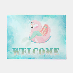 Paillasson Adorable Mermaid Mignonne, Mer