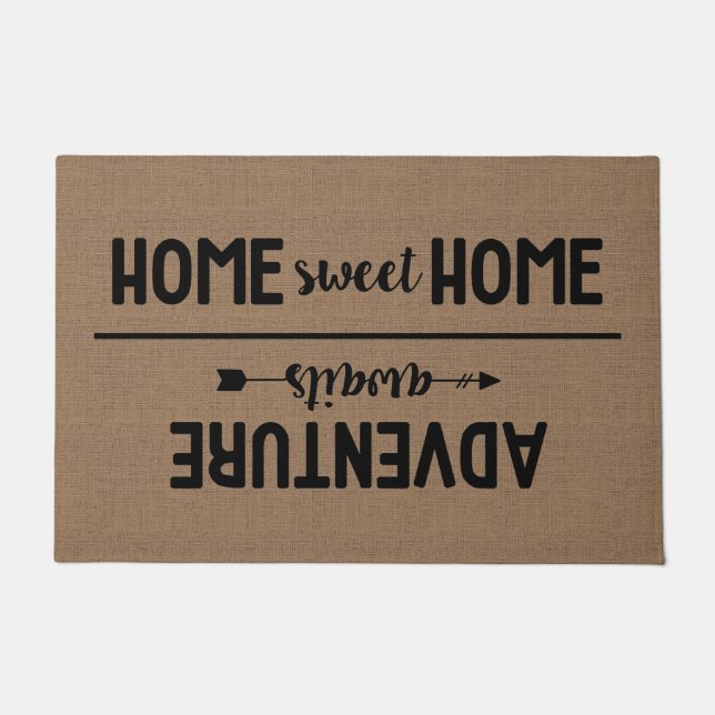 Paillasson Adventure Await & Home Sweet Home Doormat (Devant)
