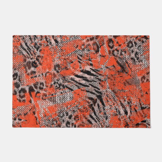 Paillasson Africain, tribal. (Devant)